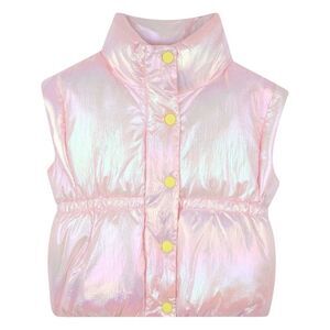 Billieblush Girls Iridescent Puffer Vest / Peach Pink